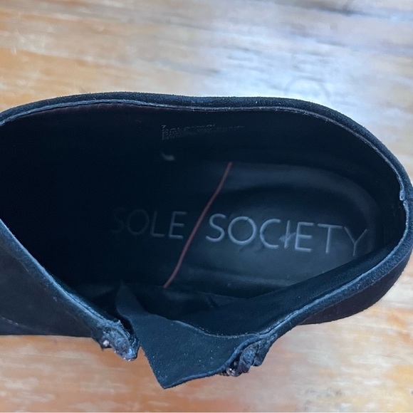 Sole Society Pointed Toe Wedge Bootie - Picture 11 of 15